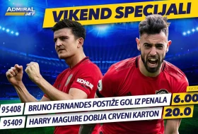 AdmiralBet Vikend specijal - Sjajna kvota na Bruna! A tek na Megvajera...